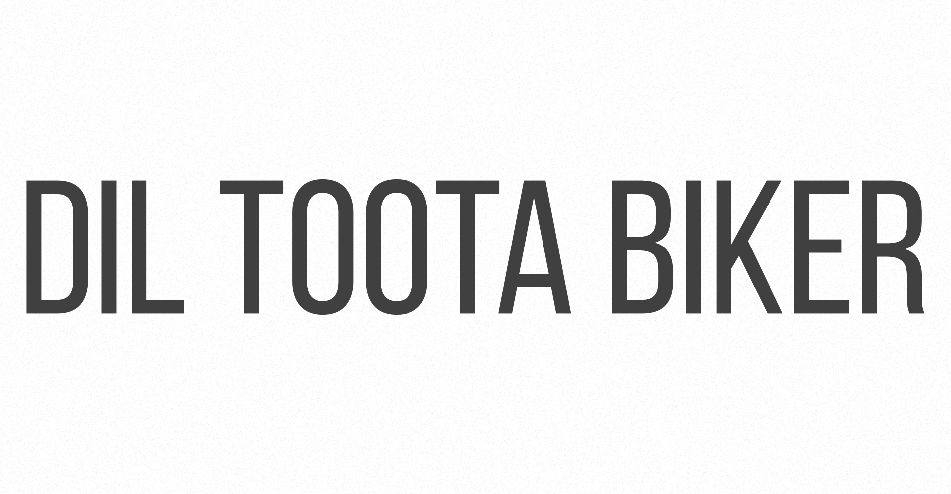 Dil Toota Biker logo
